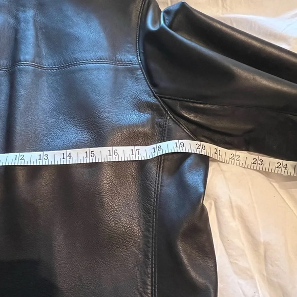 Vintage Lindzon  Women’s Leather Jacket - Size 10 - Made in Canada - Picture 11 of 12